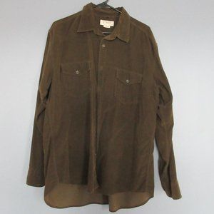 J. Crew Brown Corduroy Button Down Shirt